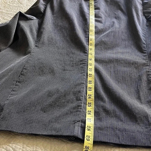 Cotton Blend Blazer Women’s 20 Embellished Striped Jacket Military Classic Blue - Picture 16 of 17